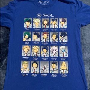 My Hero Academia Mens T-Shirt - Class 1-A Complete Portrait Line Up